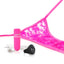 My Secret Screaming O - Rechargeable Vibrating Panty Set. Side-tie lace panties have a secret pocket for a 10-mode rechargeable bullet vibrator and a remote that works up to 15m away. Pink 2
