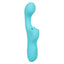 Rechargeable Butterfly Kiss Clitoral Flicker Rabbit Vibrator - dual motor rabbit vibrator has a bulbous curved G-spot head & a wing-like paddle that flickers over your clitoris like a tongue in 10 modes. Blue 3