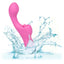 Rechargeable Butterfly Kiss Clitoral Flicker Rabbit Vibrator - dual motor rabbit vibrator has a bulbous curved G-spot head & a wing-like paddle that flickers over your clitoris like a tongue in 10 modes. Pink 5