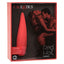 Red Hot - Ember - discreet vibrating stimulator has 10 powerful yet whisper-quiet vibration modes in a soft flickering tip that offers pinpoint precise pleasure. Red, box
