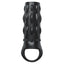 Renegade reversible power cage penis sleeve can help prevent premature ejaculation & is textured to stimulate you or your lover & adds an extra centimetre of girth. Black.