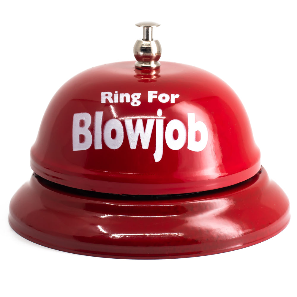 The Ring For Blowjob Table Bell is a great gag gift for horny folks who want oral pleasure to come to them.