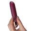 Rocks-Off Chaiamo Velvet-Touch Silicone Bullet Vibrator has a luxurious design that doesn't compromise on power w/ 10 wicked vibration modes. Burgundy-on hand.