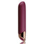 Rocks-Off Chaiamo Velvet-Touch Silicone Bullet Vibrator has a luxurious design that doesn't compromise on power w/ 10 wicked vibration modes. Burgundy.
