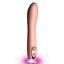 Rocks-Off Giamo The Divine G-Spot Vibrator has a sleek velvet-touch silicone body w/ a curved, bulbous head to target your sweet spot just right. Baby pink.