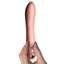 Rocks-Off Giamo The Divine G-Spot Vibrator has a sleek velvet-touch silicone body w/ a curved, bulbous head to target your sweet spot just right. Baby pink-on hand.
