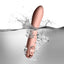 Rocks-Off Giamo The Divine G-Spot Vibrator has a sleek velvet-touch silicone body w/ a curved, bulbous head to target your sweet spot just right. Baby pink-waterproof.