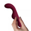 Rocks-Off Ruby Glow Blush Ride-On Vibrator & G-Spot Wand With Remote is the world's first ride-on/G-spot vibrator combo w/ 10 vibration modes to enjoy externally (vulva, clitoris & perineum) or internally. On-hand.
