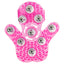 Roller Balls Massager has 9 steel balls that massage your or a partner's body. The flexible palm shape features an adjustable finger strap for easy wear. Pink. (2)