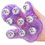 Roller Balls Massager has 9 steel balls that massage your or a partner's body. The flexible palm shape features an adjustable finger strap for easy wear. Purple.