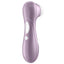 The Satisfyer Pro 2 Air Pulse Clitoral Stimulator delivers touch-free contactless orgasms w/ air pressure wave technology. Purple.
