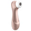 The Satisfyer Pro 2 Air Pulse Clitoral Stimulator delivers touch-free contactless orgasms w/ air pressure wave technology. Rose gold (6)
