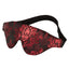 Scandal Blackout Eye Mask -  BDSM blindfold has a contoured nose slot for a total blackout experience.