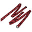Scandal - Chair Restraint - adjustable double-padded red & black brocade cinch ties are easy-to-use & easy-to-release. 2