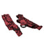 Scandal - Chair Restraint - adjustable double-padded red & black brocade cinch ties are easy-to-use & easy-to-release. 3