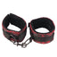 Scandal - Universal Cuffs - have a padded interior with Velcro closure for a comfy, adjustable fit. Can be used on wrists or ankles for versatile BDSM fun. 2