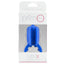 Screaming O - PrimO Minx -4-mode vibrating cockring has an extra long motor packed into its vertical body & cradling fins to ensure maximum clitoral contact. Blue-package.