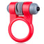 Screaming O - Sport -high-performance cockring has a super-powerful ridged vibrating bullet for her clitoral stimulation & keeps him harder for longer. Red.