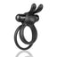 Screaming O Ohare XL is a vibrating cockring with clitoral bunny ears for her & a large double-ring design. Black 2