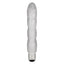 Naughty Bits Screwnicorn - Majestic G-Spot Vibrator -glittery silver vibrator sports a ribbed spiral texture & an angled tip for targeted G-spot stimulation in 10 sweet vibration modes. Glittery Silver colour 3