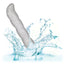 Naughty Bits Screwnicorn - Majestic G-Spot Vibrator -glittery silver vibrator sports a ribbed spiral texture & an angled tip for targeted G-spot stimulation in 10 sweet vibration modes. Glittery Silver colour 5