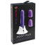 Sensuelle's Point Plus Bullet Vibrator is 30% more powerful than the previous model & has dual controls to make navigating the 20 vibration functions easier. Purple-package.