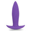 Sensuelle Rechargeable Vibrating Mini Anal Plug has 15 vibration modes for backdoor pleasure to suit any mood! Tapered with a flared base for comfortable wear, easy insertion & removal. Purple.