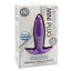Sensuelle Rechargeable Vibrating Mini Anal Plug has 15 vibration modes for backdoor pleasure to suit any mood! Tapered with a flared base for comfortable wear, easy insertion & removal. Purple-package.