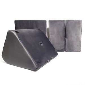 Sevanda Multi-Position Sex Pillows With Toy Holders support your bodies for comfortable position play & have toy holders for vibrating fun. Reassembles into a cube for discreet storage. (2)