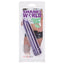Shane's World - Sparkle Vibe - powerful straight vibrator has a tapered tip for precise stimulation & multi-speed vibrations, all in a glittery finish. Purple, package