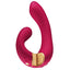  Shunga Miyo Curved Silicone G-Spot & Clitoris Vibrator has a curved, flexible design to maintain constant contact w/ the G-spot & clitoris to deliver 10 vibration patterns in 5 intensities where you want.