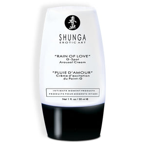  Shunga Rain of Love G-Spot Arousal Cream increases blood flow to your G-spot for increased sensitivity to stimulation & swells it up to make it easier for you or a partner to find.