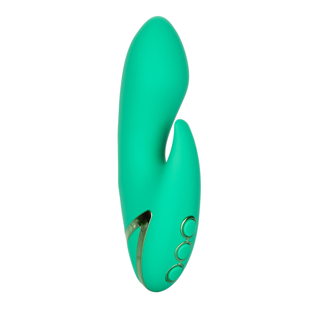 California Dreaming - Sierra Sensation - travel-sized rabbit vibrator has a flexible clitoral teaser & a bulbous G-spot shaft with 10 vibration modes, Power Boost action & a travel lock feature.