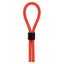 Silicone Stud Lasso Cock Ring - adjustable lasso-shaped cock ring wraps comfortably around the penis, restricting blood flow to keep your erection harder for longer. Red.