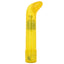  Sparkle 3-Speed Waterproof Mini G-Vibe has 3 vibration modes & a tapered angled tip for pinpoint pleasure against your innermost sweet spot. Yellow.