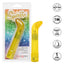  Sparkle 3-Speed Waterproof Mini G-Vibe has 3 vibration modes & a tapered angled tip for pinpoint pleasure against your innermost sweet spot. Yellow-package. 