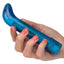  Sparkle 3-Speed Waterproof Mini G-Vibe has 3 vibration modes & a tapered angled tip for pinpoint pleasure against your innermost sweet spot. Blue-on hand.