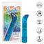  Sparkle 3-Speed Waterproof Mini G-Vibe has 3 vibration modes & a tapered angled tip for pinpoint pleasure against your innermost sweet spot. Blue-package & features.