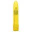 Sparkle 3-Speed Waterproof Mini Vibe has a tapered tip for pinpoint pleasure & has 3 vibration speeds packed in a fun glittery body. Yellow.