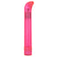 Sparkle 3-Speed Waterproof Slim G-Vibe has a long, slender body & an angled tip to target your G-spot w/ 3 vibration speeds. Pink.