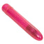 Sparkle 3-Speed Waterproof Slim Vibe has a long, slender body & a tapered tip w/ 3 vibration speeds to enjoy in a fun glittery body. Pink. (2)