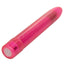 Sparkle 3-Speed Waterproof Slim Vibe has a long, slender body & a tapered tip w/ 3 vibration speeds to enjoy in a fun glittery body. Pink. (3)