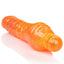  Sparkle - Shimmer Stud has a phallic head & veiny shaft for your internal pleasure, all in a bright glittery finish. Orange. (2)