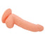 Seducer - 5.5" Spirited Dick - realistic dildo has a phallic head, veiny shaft & upwards curve for G-spot or P-spot stimulation + a harness-compatible suction cup. Flesh (2)