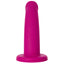 Sportsheets Galaxie 7" Solid Silicone Dildo offers a full, firm & heavy feeling w/ a bulbous head + curved shaft for G-spot/P-spot play. (5)