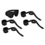 Sportsheets Beginner's Bondage Fantasy Blindfold & Restraint Kit includes 4 wrist/ankle cuffs, long tethers & a soft blindfold, perfect for exploring sensory deprivation & restraint play. (2)