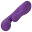 Stella Liquid Silicone Dual Pleaser Rabbit Vibrator has independent 12-mode vibrating motors in the G-spot head & a broad-faced clitoral arm that follow each other's curve for a close fit. (4)