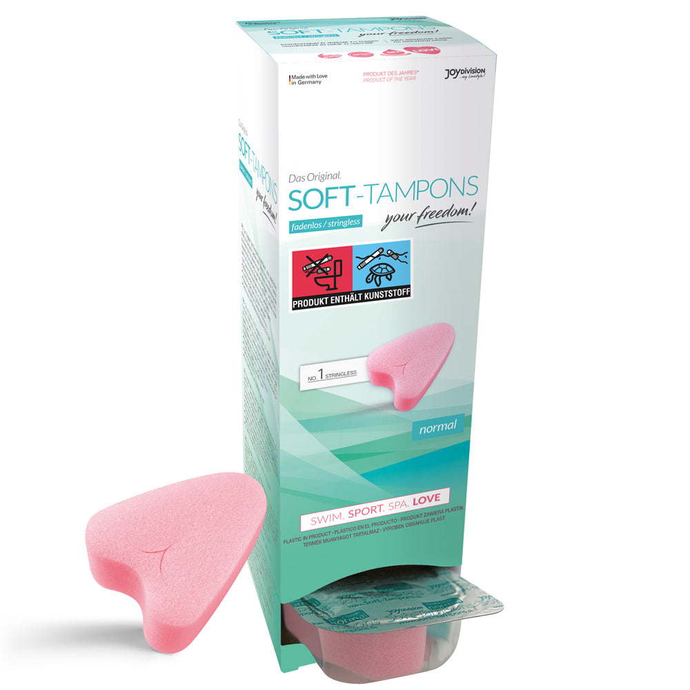 Stringless Soft-Tampons Menstrual Period Sponges 10-Pack | Sexyland