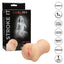 Stroke It Tight Pussy Masturbator has a heavy-duty design weighing over 1lb (0.45kg) & sculpted from lifelike PureSkin material to look + feel super-realistic. Package & features.