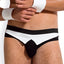 Sunspice Men's Lingerie Costume w/ Bowtie, Cuffs & Briefs - w/ a stretchy bowtie collar, French wrist cuffs & soft briefs to highlight your assets while leaving enough on display. (5)